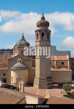 Cattedrale di Santa Maria Assunta nel centro di Oristano Foto Stock