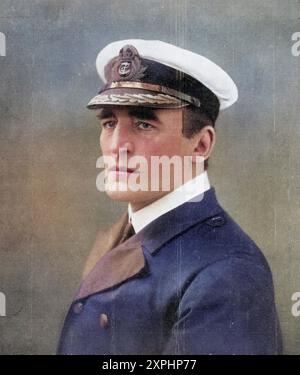 Ammiraglio der flotte Sir Reginald Yorke Tyrwhitt, 1. Baronet von Terschelling und Oxford, 1870 bis 1951. Ammiraglio della Royal Navy im ersten Weltkrieg. Aus the Illustrated War News, 1915., Historisch, digital restaurierte Reproduktion von einer Vorlage aus dem 19. Jahrhundert, data record non dichiarata Foto Stock