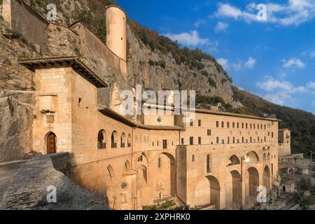 Italia Lazio Subiaco Sacro Speco (RM) Monastero di San Benedetto Foto Stock