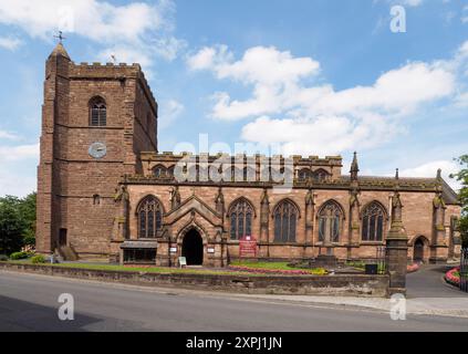 St Nicholas's Church XIII secolo, Newport Shropshire Foto Stock