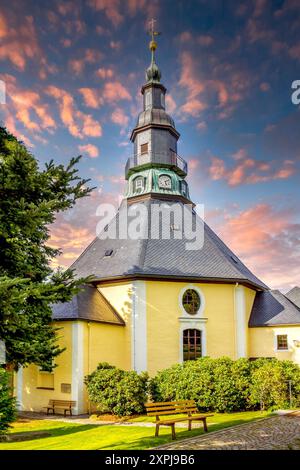 Chiesa di Seiffen, Germania Foto Stock