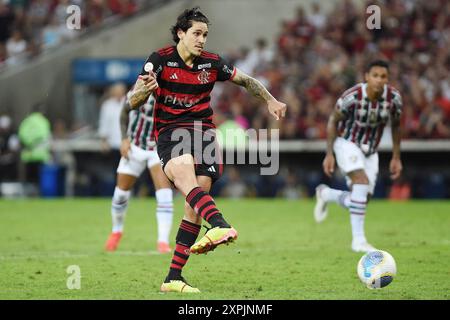 Rio de Janeiro, Brasile, 23 giugno 2024. Partita di calcio tra le squadre di Fluminense vs Flamengo, per il campionato brasiliano 2024, tenutasi al ma Foto Stock