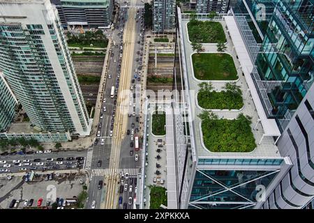 Il pozzo sviluppo Toronto Foto Stock