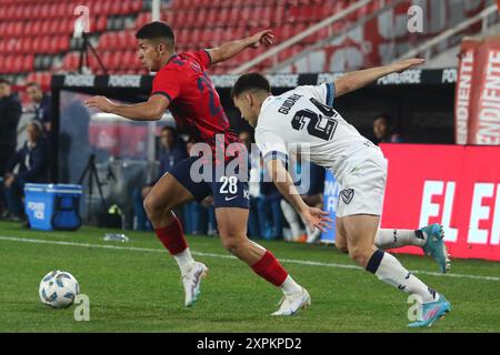 Argentina. 6 agosto 2024. Buenos Aires, 06.08.2024: Alexis Cuello di San Lorenzo durante la partita per la Copa Argentina allo Stadio Libertadores de America ( crediti: Néstor J. Beremblum/Alamy Live News Foto Stock