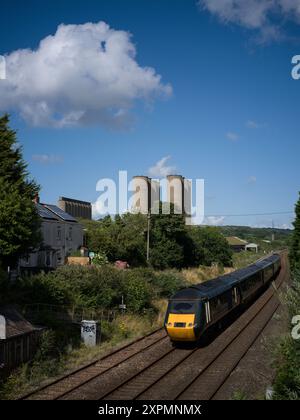 ADESIVO TREWOON PER ASCIUGATRICI BLACKPOOL IMERYS BURNGULLOW Foto Stock