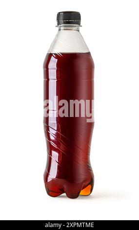 Bottiglia di Cola. Isolato su sfondo bianco con tracciato di ritaglio Foto Stock