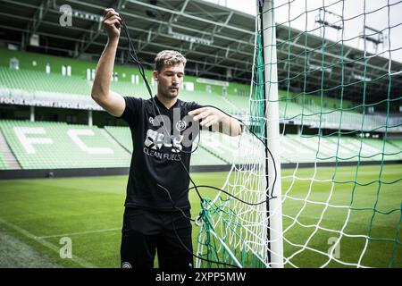 GRONINGEN - preparativi nello stadio Euroborg del FC Groningen, in vista della nuova stagione dell'Eredivisie. Il club torna alla massima divisione del calcio professionistico dopo un anno di assenza. ANP SIESE VEENSTRA Foto Stock