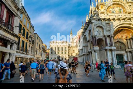 In Piazza San Marco e#39 a Venezia, Veneto, Italia, Europa Foto Stock