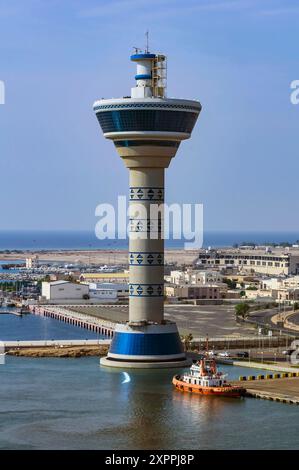 Yanbuʿ al-Bahr, noto anche come Yanbu, Yambo o, o Yenbo, è un importante porto sul Mar Rosso, con la storica città vecchia, l'Arabia Saudita Foto Stock