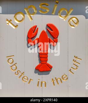 Bar e ristorante sul tetto Gosmans Foto Stock