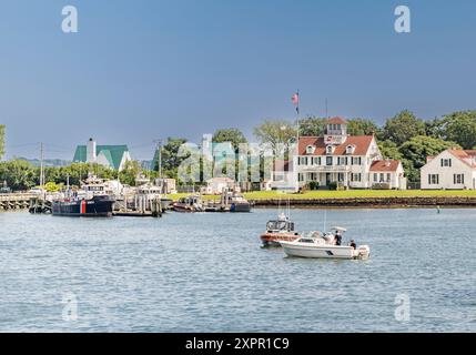 Stazione di guardia costiera DEGLI STATI UNITI montauk Foto Stock