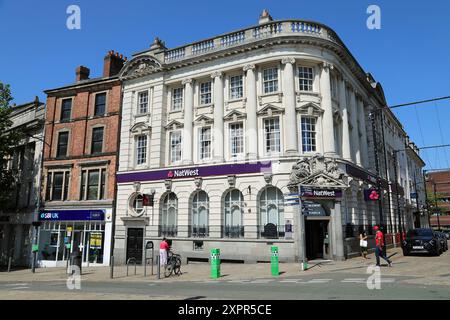 Queen Street nel centro di Wolverhampton Foto Stock