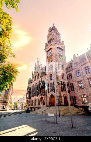 Città vecchia di Saarbrücken, Germania Foto Stock