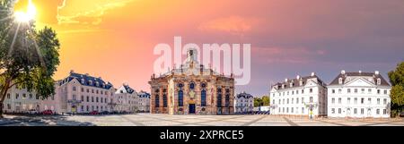 Città vecchia di Saarbrücken, Germania Foto Stock