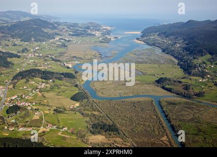 Riserva della biosfera di Urdaibai, Biscaglia, Paesi Baschi, Spagna Foto Stock