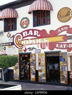 Charlie's Bar a San Nicolas, Aruba, Antille olandesi Foto Stock