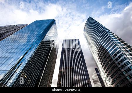 Arianna, Tour FES e Tour Opus12 a Paris-La Défense, Francia. Foto Stock