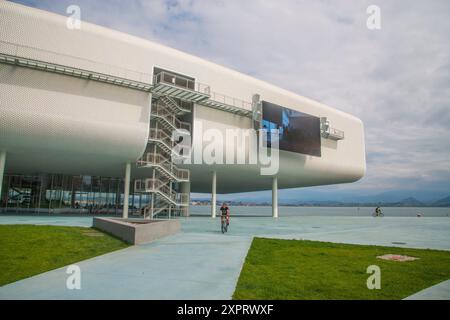 Botín centro, da Renzo Piano. Santander, Spagna. Foto Stock