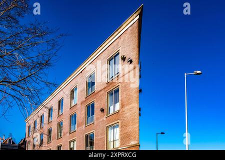 Architettura moderna al Funenpark, Amsterdam, Paesi Bassi, Europa. Foto Stock