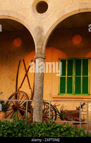 Santuario del Mare de Déu de cura, Algaida, es Pla, Maiorca, Spagna Isole Baleari Foto Stock