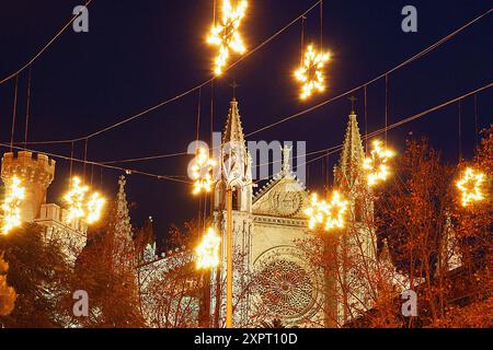 Cattedrale di Palma, La Seo, XIV-XVI secolo, Palma Maiorca Isole Baleari Spagna Foto Stock