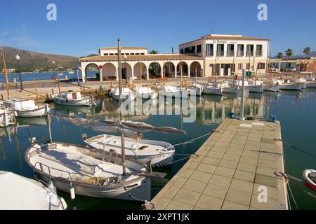 Port de Pollensa maiorca isole baleari Spagna Nord Foto Stock