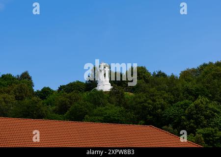 Collina di tre croci nel Parco Kalnai. Vilnius, Lituania Foto Stock