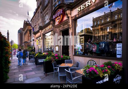 Hard Rock Cafe in George Street, Edimburgo Foto Stock