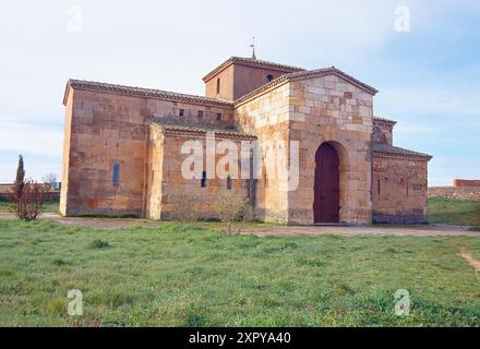 San Pedro de la navata unica Chiesa. Provincia di Zamora, Castilla Leon, Spagna. Foto Stock