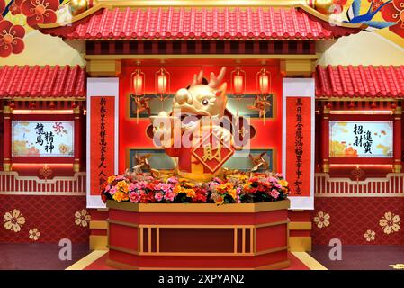 Anno Nuovo Cinese decorazione Foto Stock
