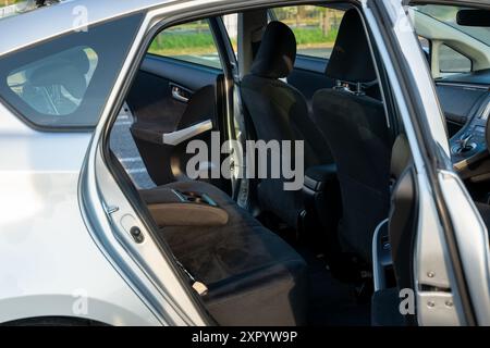 Auto Photography Silver Toyota Prius Foto Stock