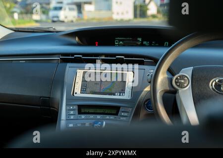 Auto Photography Silver Toyota Prius Foto Stock