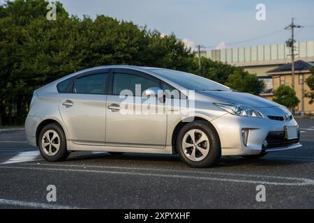 Auto Photography Silver Toyota Prius Foto Stock