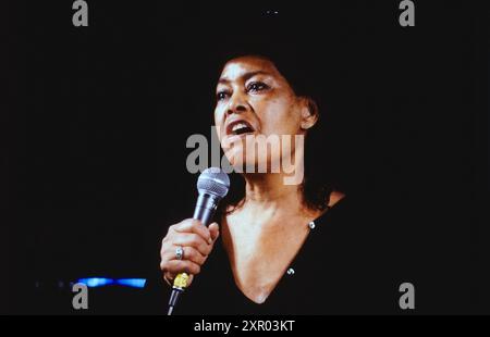 Jazz Fest Berlin, Philharmonie, 1989, Auftritt der amerikanischen Jazz Sängerin Abbey Lincoln Foto Stock