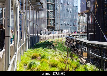 L'Highline City Park l'Highline Citypark, nel centro di Manhattan. New York, New York, Stati Uniti. New York City Highline City Park, Down Town ma New York Stati Uniti d'America Copyright: XGuidoxKoppesxPhotox Foto Stock