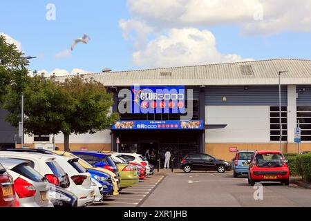 Sala bingo Club 3000 a Gabalfa, Cardiff. Presa agosto 2024 Foto Stock