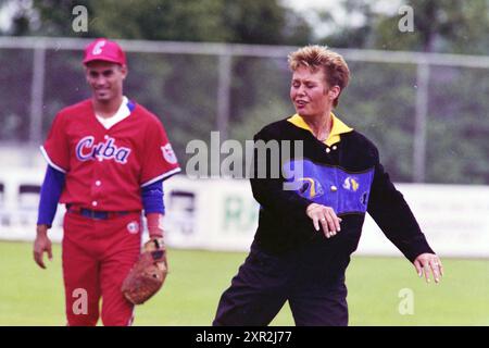 HHW, Paesi Bassi - Cuba [Haarlem Baseball Week], 29-06-1996, Whizgle Dutch News: Immagini storiche su misura per il futuro. Esplora il passato dei Paesi Bassi con prospettive moderne attraverso le immagini delle agenzie olandesi. Colmare gli eventi di ieri con gli approfondimenti di domani. Intraprendi un viaggio senza tempo con storie che plasmano il nostro futuro. Foto Stock