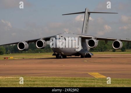 Royal Canadian Air Force, CC-177 Globemaster all'arrivo al Royal International Air Tattoo 2024 Foto Stock