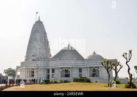 Tempio di marmo di Birla Mandir a Jaipur, Rajasthan, India Foto Stock