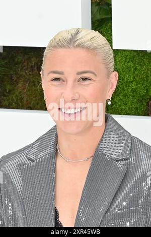 Londra, Regno Unito. 8 agosto 2024. Bethany England alla proiezione di gala britannica si conclude con noi all'Odeon Luxe Leicester Square Credit: Nils Jorgensen/Alamy Live News Foto Stock