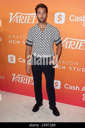 Santa Monica, Stati Uniti. 8 agosto 2024. Austin North arriva al Variety's Power of Young Hollywood Party, che si tiene al Santa Monica propriamente detto Hotel di Santa Monica, CALIFORNIA, giovedì 8 agosto 2024. (Foto di Juan Pablo Rico/Sipa USA) credito: SIPA USA/Alamy Live News Foto Stock