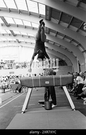Ginnastica Paesi Bassi - Cecoslovacchia, ginnastica, 03-07-1966, Whizgle Dutch News: Immagini storiche su misura per il futuro. Esplora il passato dei Paesi Bassi con prospettive moderne attraverso le immagini delle agenzie olandesi. Colmare gli eventi di ieri con gli approfondimenti di domani. Intraprendi un viaggio senza tempo con storie che plasmano il nostro futuro. Foto Stock