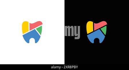 Design esclusivo e moderno con logo Dental area Illustrazione Vettoriale