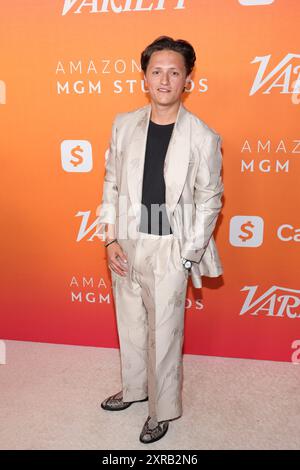 Los Angeles, Stati Uniti. 09 agosto 2024. Austin North partecipa al 2024 Power of Young Hollywood di Variety presso il Santa Monica propriamente detto Hotel l'8 agosto 2024 a Santa Monica, California. Foto: Crash/imageSPACE/MediaPunch credito: MediaPunch Inc/Alamy Live News Foto Stock