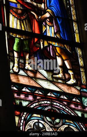 Les Lignysiens disposent d'un lieu de culte catholique: L'église Saint-Martin. Cette église dépend du « relais des cinq clochers » de la paroisse « S. Foto Stock