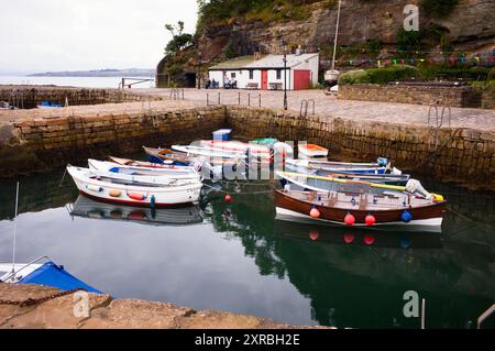 Parte centrale del porto di Dysart a Fife, Scozia Foto Stock