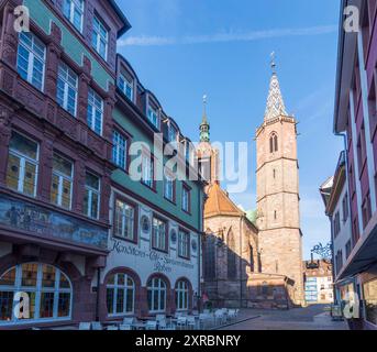 Villingen-Schwenningen, chiesa di Villingen Minster a Schwarzwald (Foresta Nera), Baden-Württemberg, Germania Foto Stock