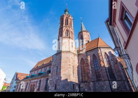 Villingen-Schwenningen, chiesa di Villingen Minster a Schwarzwald (Foresta Nera), Baden-Württemberg, Germania Foto Stock