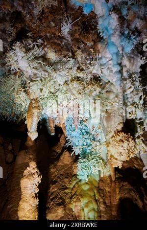 Grotte de l'Asperge nel dipartimento di Herault, Francia Foto Stock