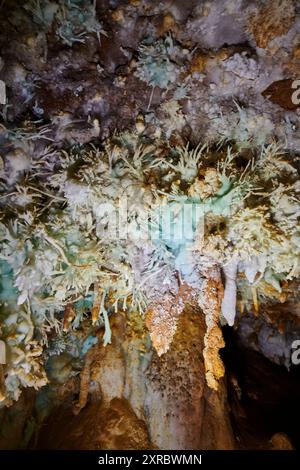Grotte de l'Asperge nel dipartimento di Herault, Francia Foto Stock